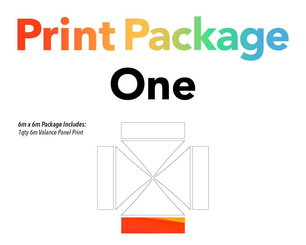 6x6 printed gazebo package 6