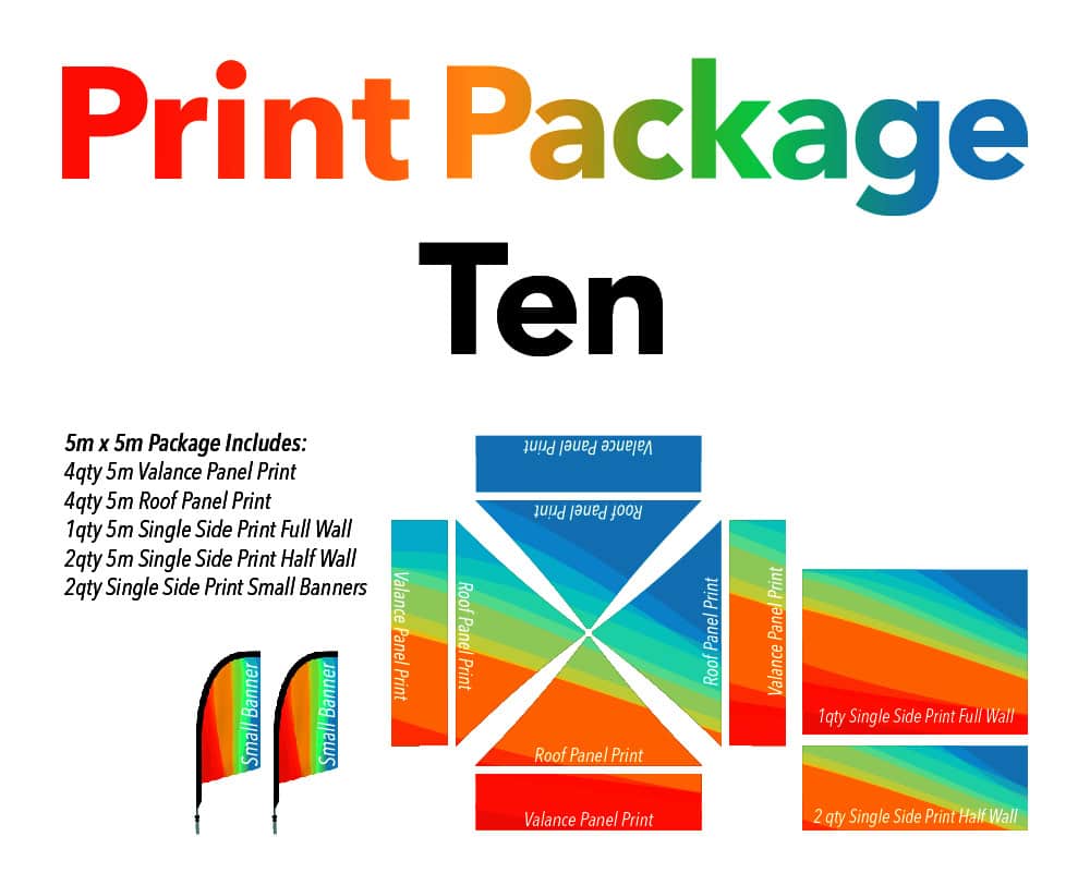 5×5 printed gazebo package 1