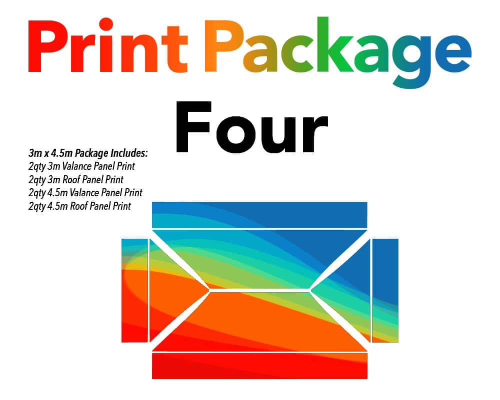 3x4.5 printed gazebo package 1