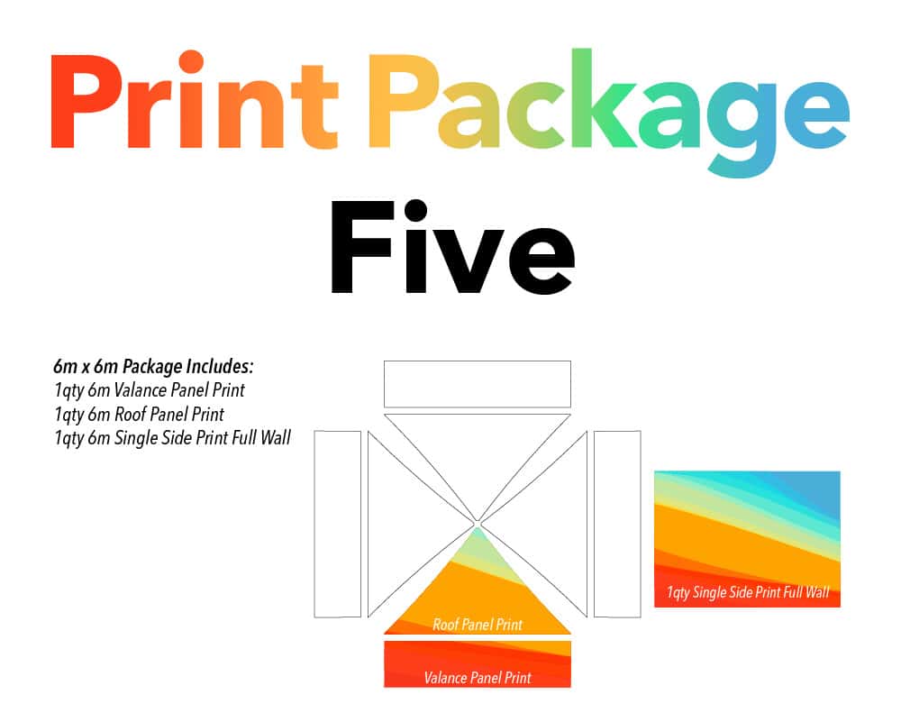 6x6 printed gazebo package 6