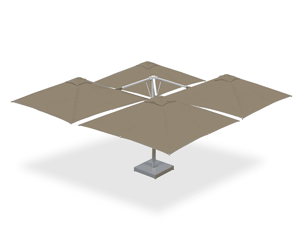 multi shade pod cantilever 3m x 3m